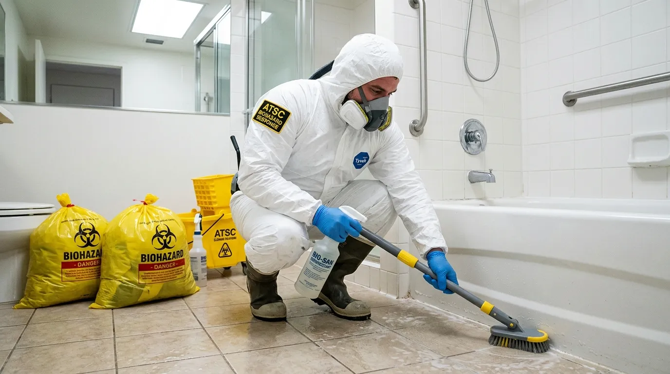 Decontamination equipment deployed for Blood Cleanup in Sussex